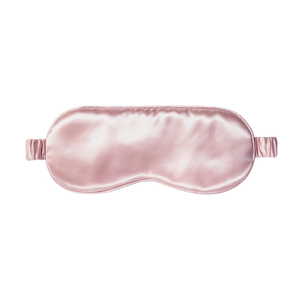 slip masque de sommeil pure soie slip - rose masque de sommeil