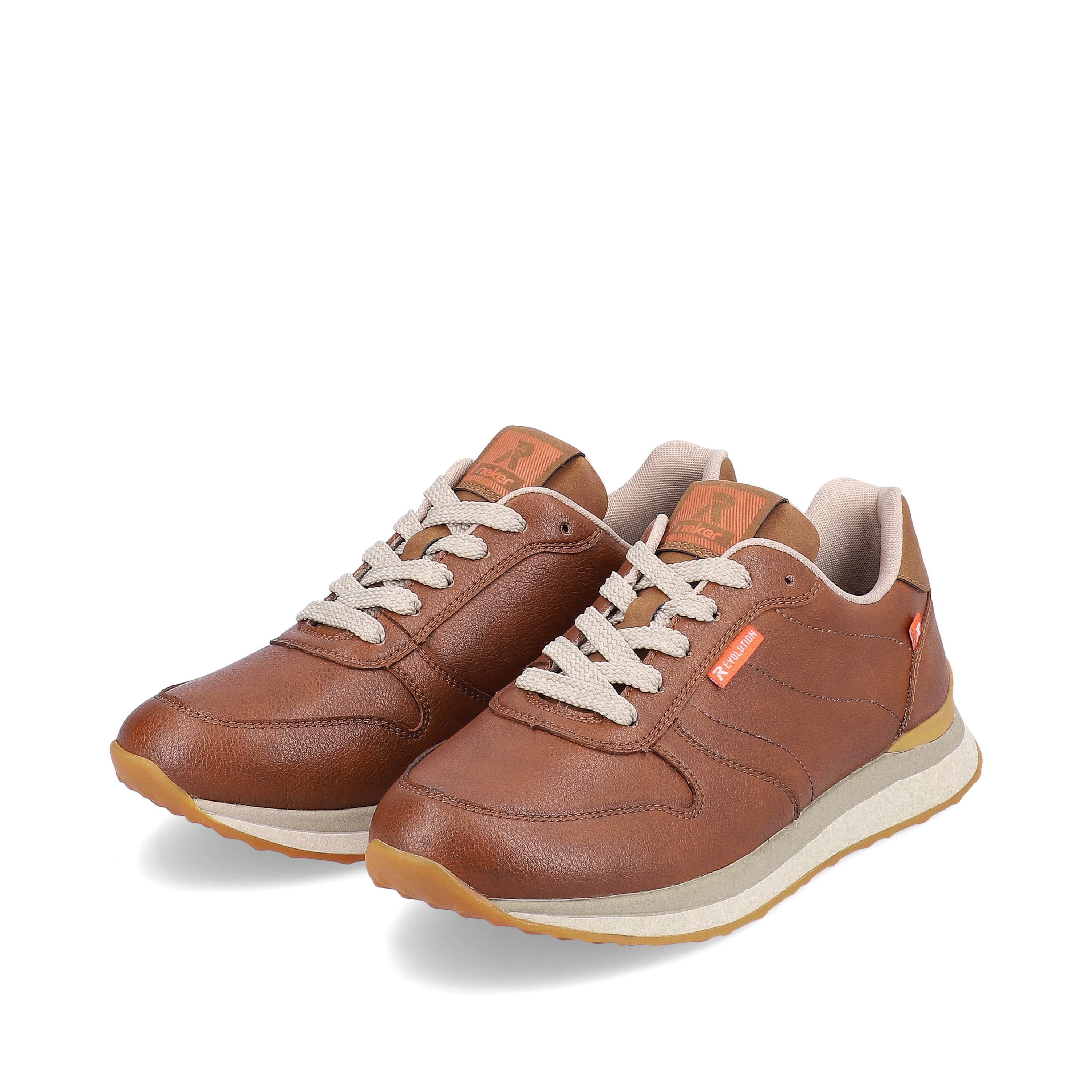 Rieker Damen Sneaker Low wood brown