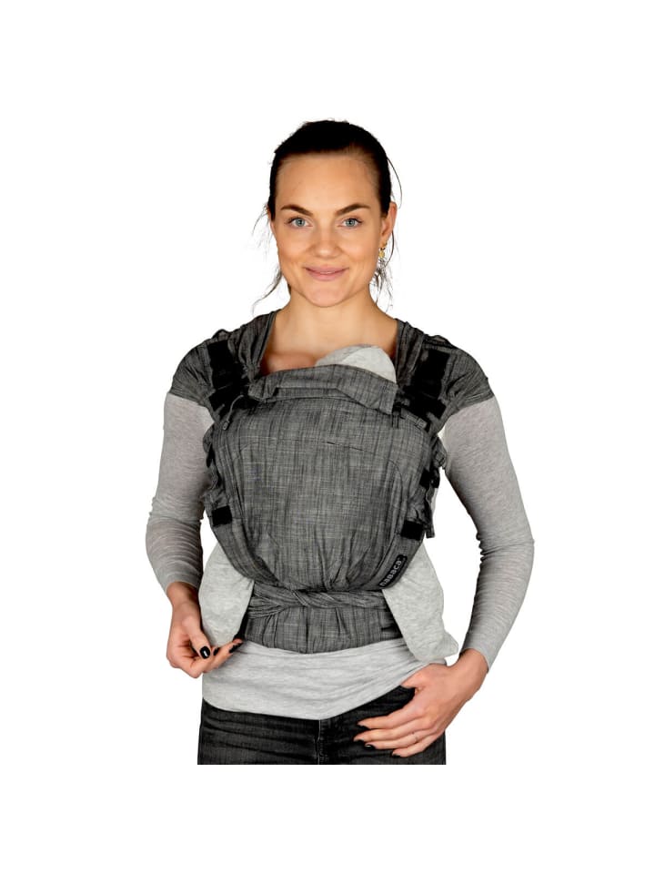 Hoppediz Tragezubehör Nabaca WrapCon Träger in Denim schwarz günstig kaufen onesize