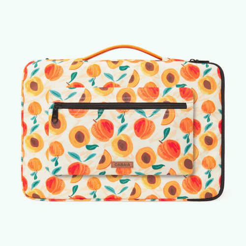 Downtown Vancouver Laptop Sleeve, 15/16 inch Orange Laptop Sleeve