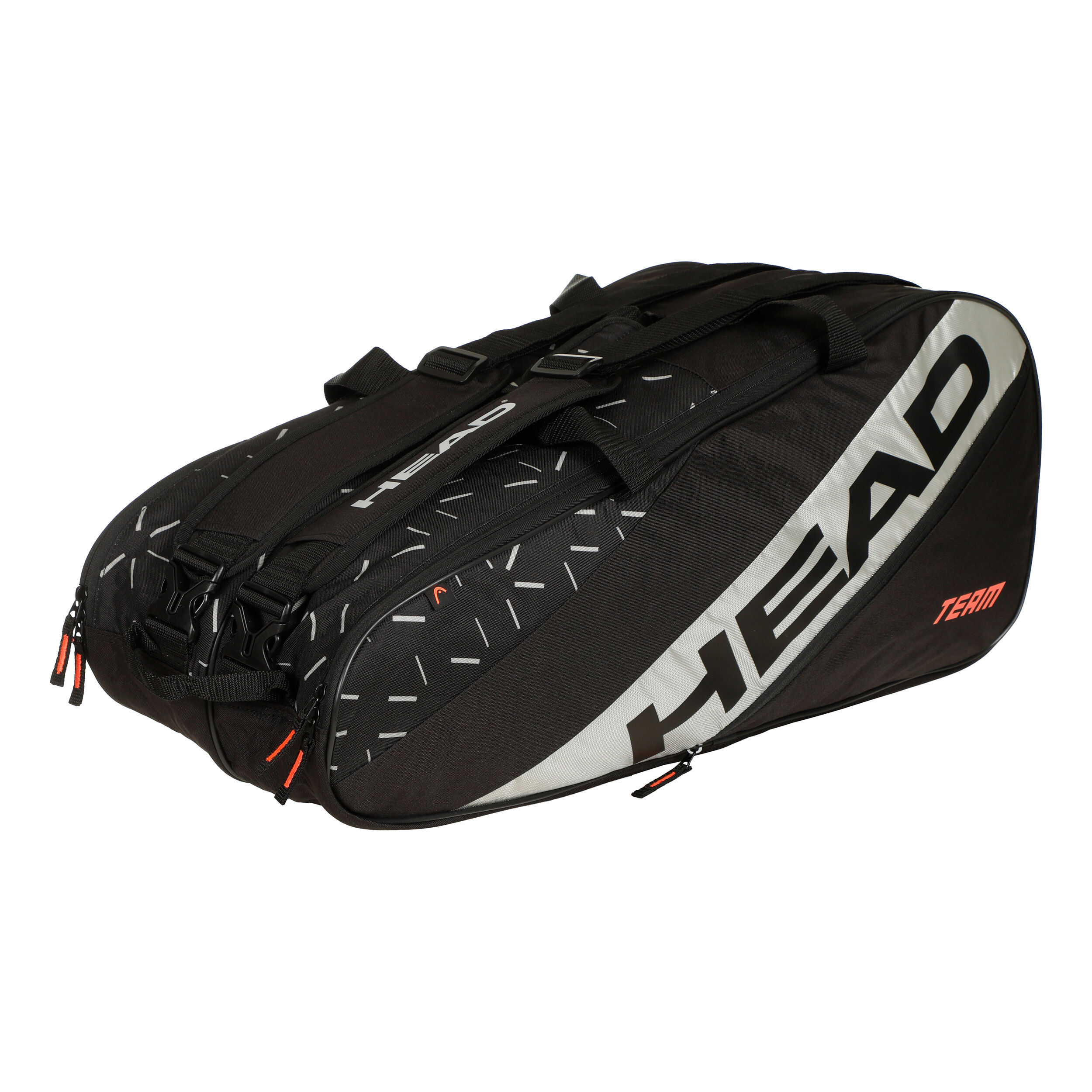 Team Racquet Bag L Schlägertasche - Schwarz, Grau