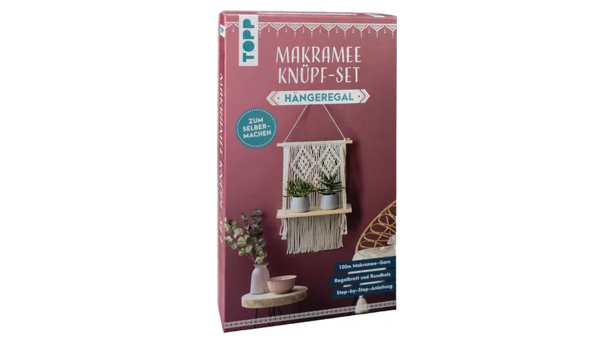 Makramee Knüpf-Set Hängeregal