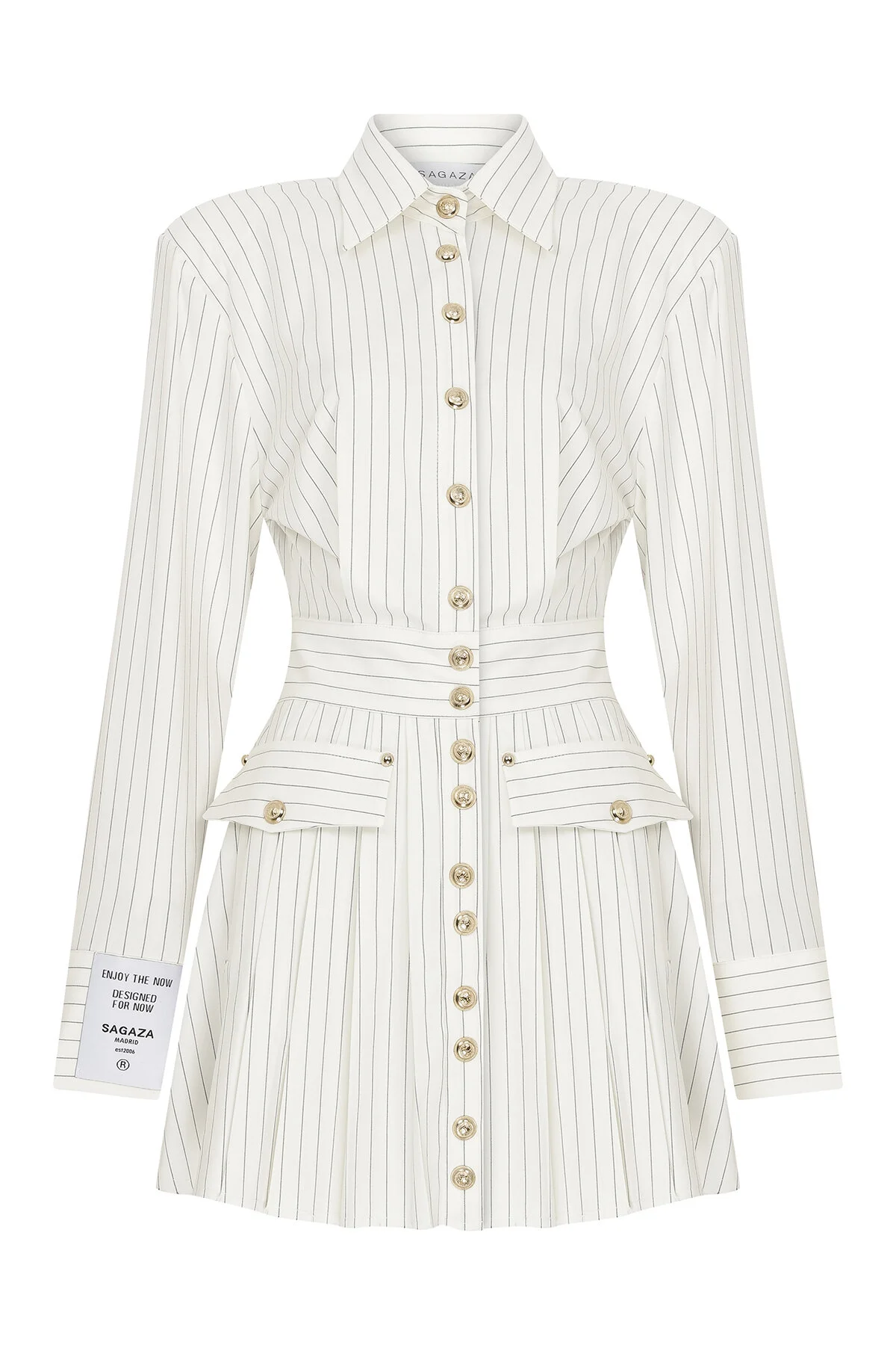SAGAZA  Kleid - Weiß - A-Linie
