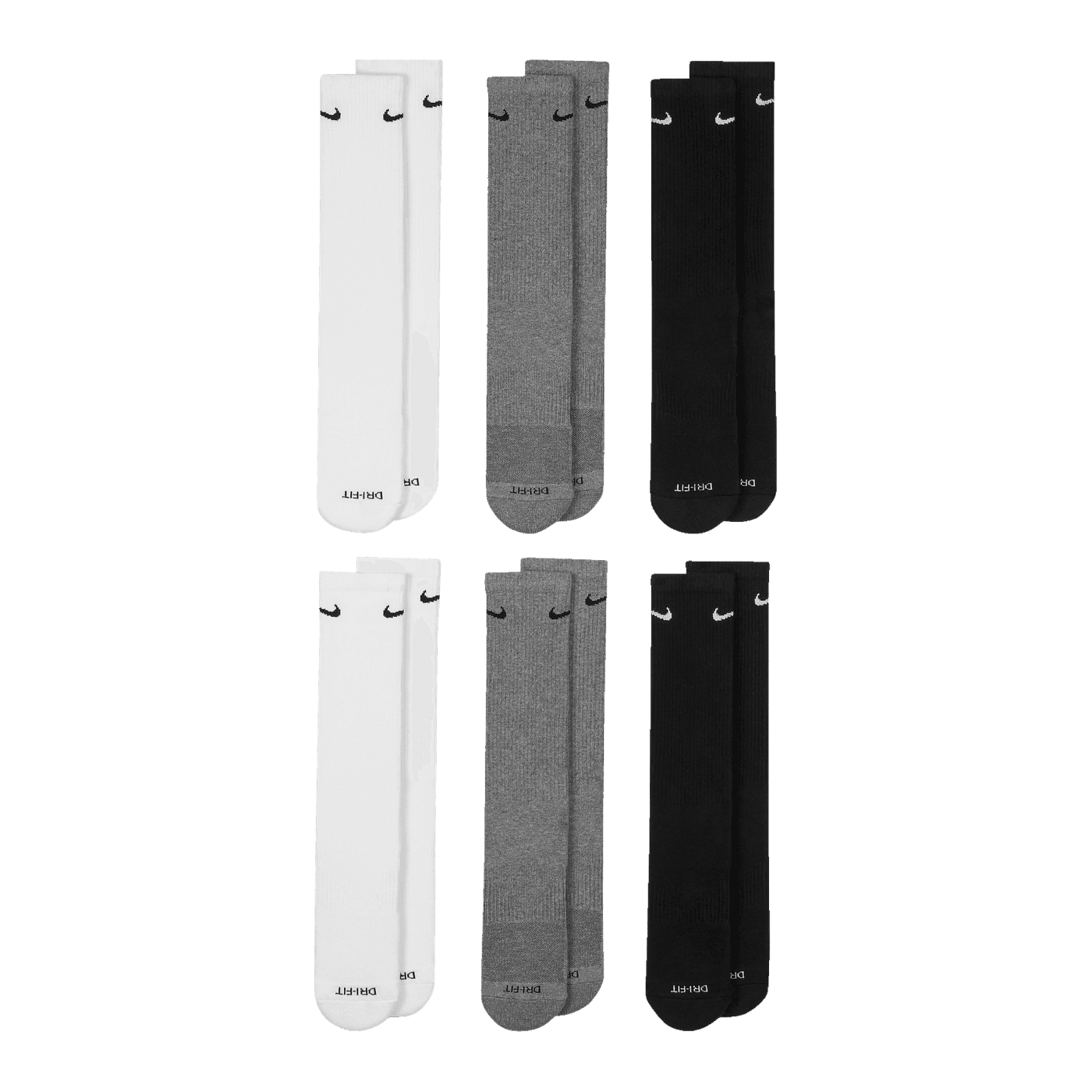 Nike Everyday Plus Cushion Crew 6er Pack Socken Mehrfarbig F965