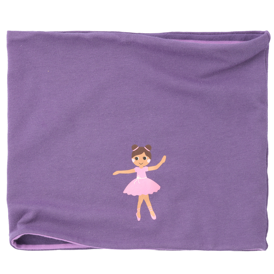 Mädchen Rundschal mit Ballerina-Motiv