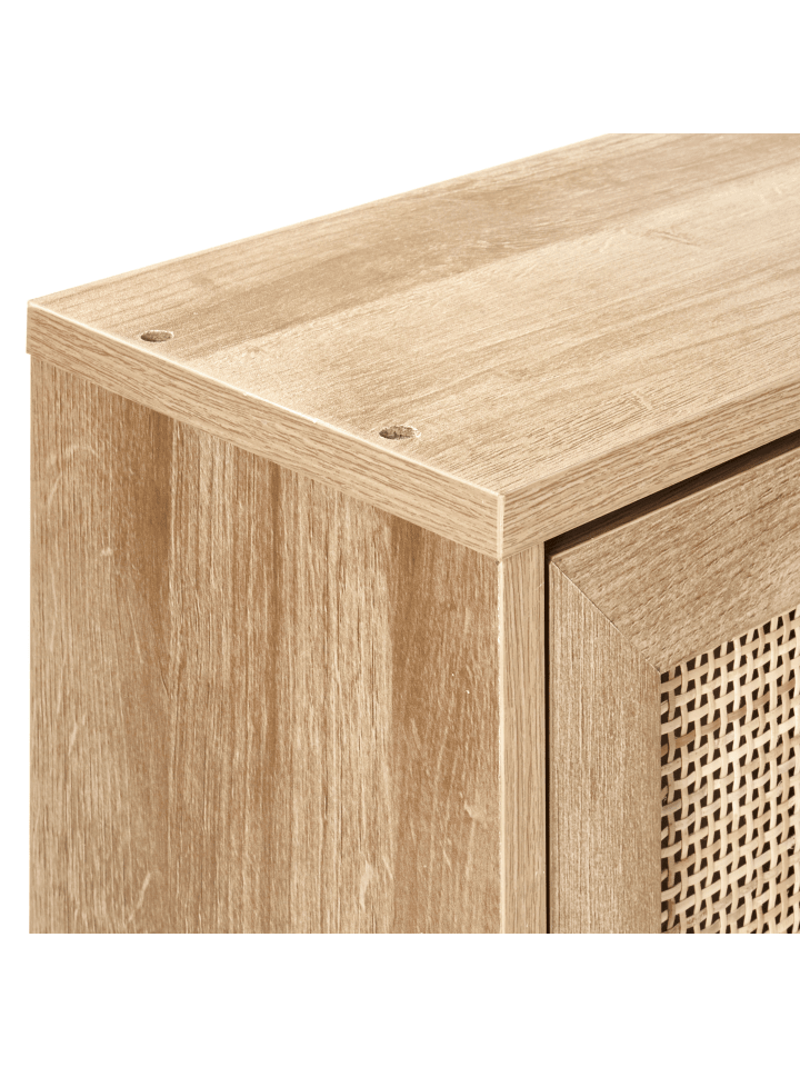Beliani Badezimmerschrank ROSELL in Heller Holzfarbton - (W) 40 x (H) 60 x (L) 19 cm günstig kaufen onesize