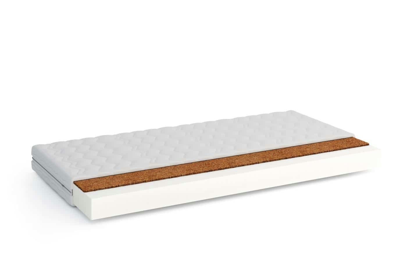 Kaltschaummatratze Kaltschaum-Matratze + KOKOS Matratze für Kinder Jugendliche Höhe 11 cm, Deine Möbel 24, (80x160 80x180 90x190 90x200 120x200 140x200), H2,5, Antiallegrisch, für Kinder geeignet, Super Qualität