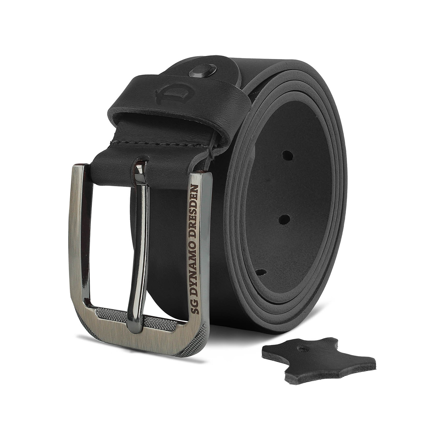 Ledergürtel SGD schwarz