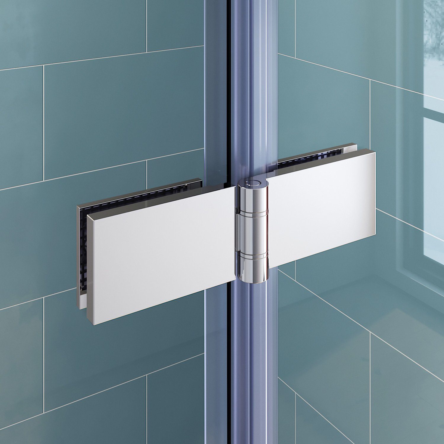 SONNI Badewannenaufsatz Duschtrennwand für Badewanne, 120x140 cm, für Badezimmer, Einscheibensicherheitsglas mit Nano Beschichtung, ESG mit Nano Beschichtung