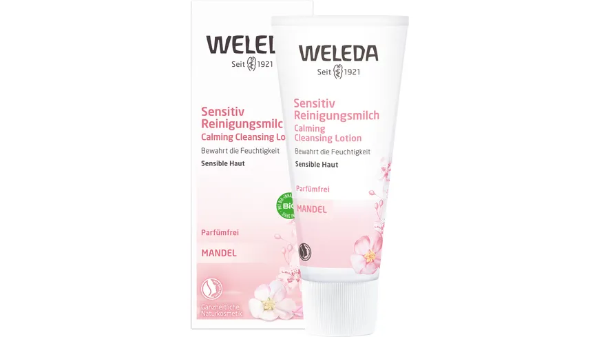 WELEDA MANDEL Sensitiv Reinigungsmilch 75 ml
