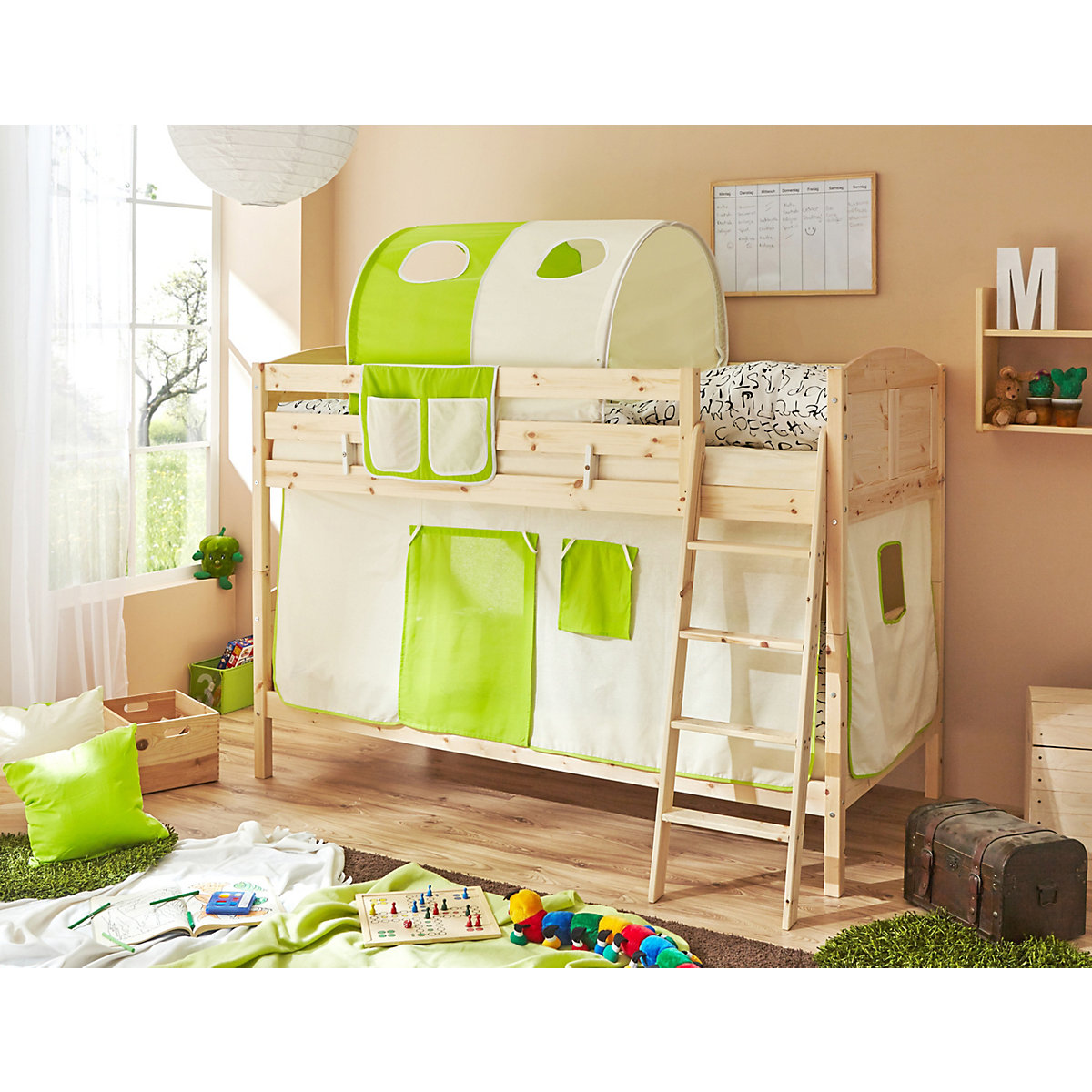 Etagenbett Erni Country Kiefer Natur