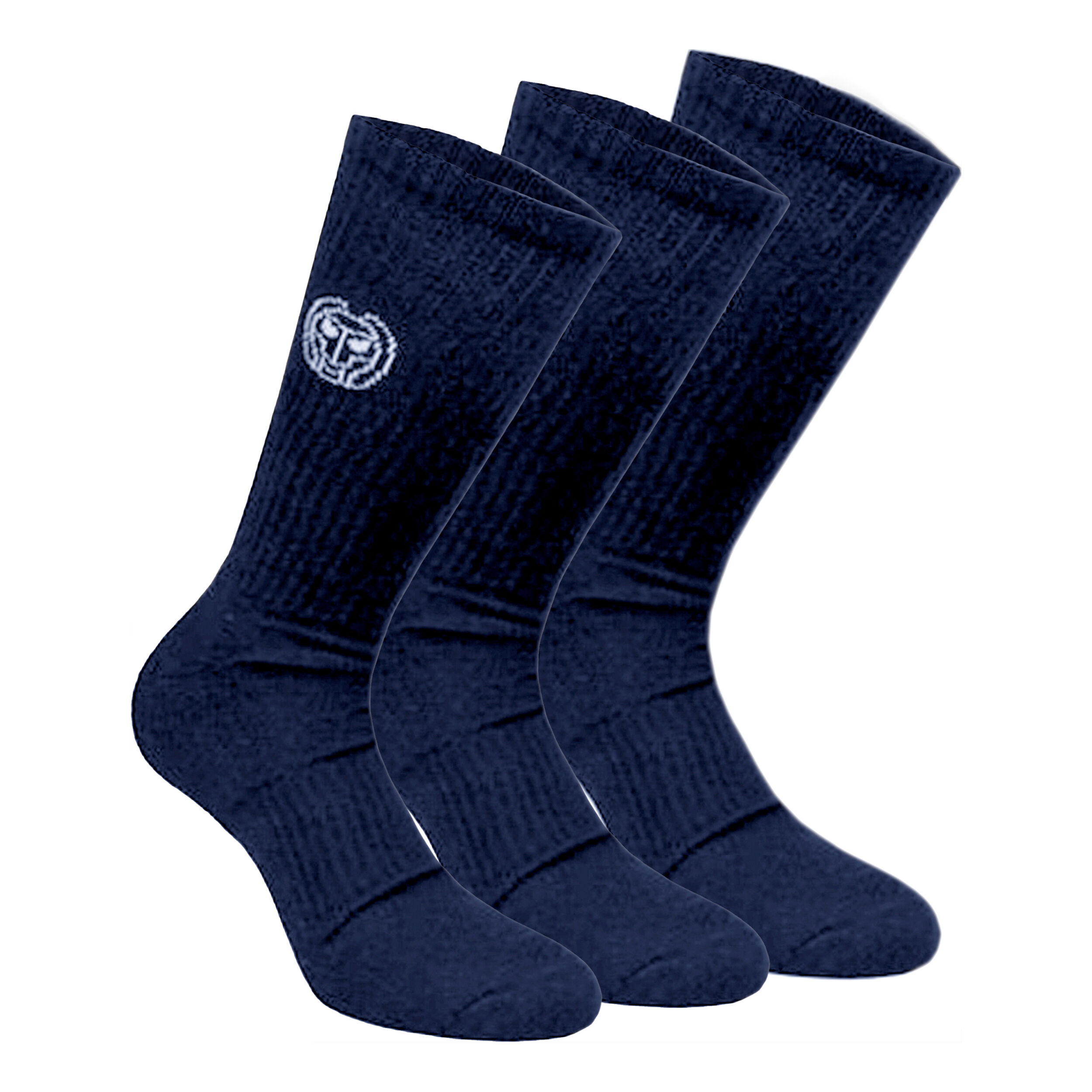 Don Carlito Crew Move Tennissocken 3er Pack - Dunkelblau, Weiß