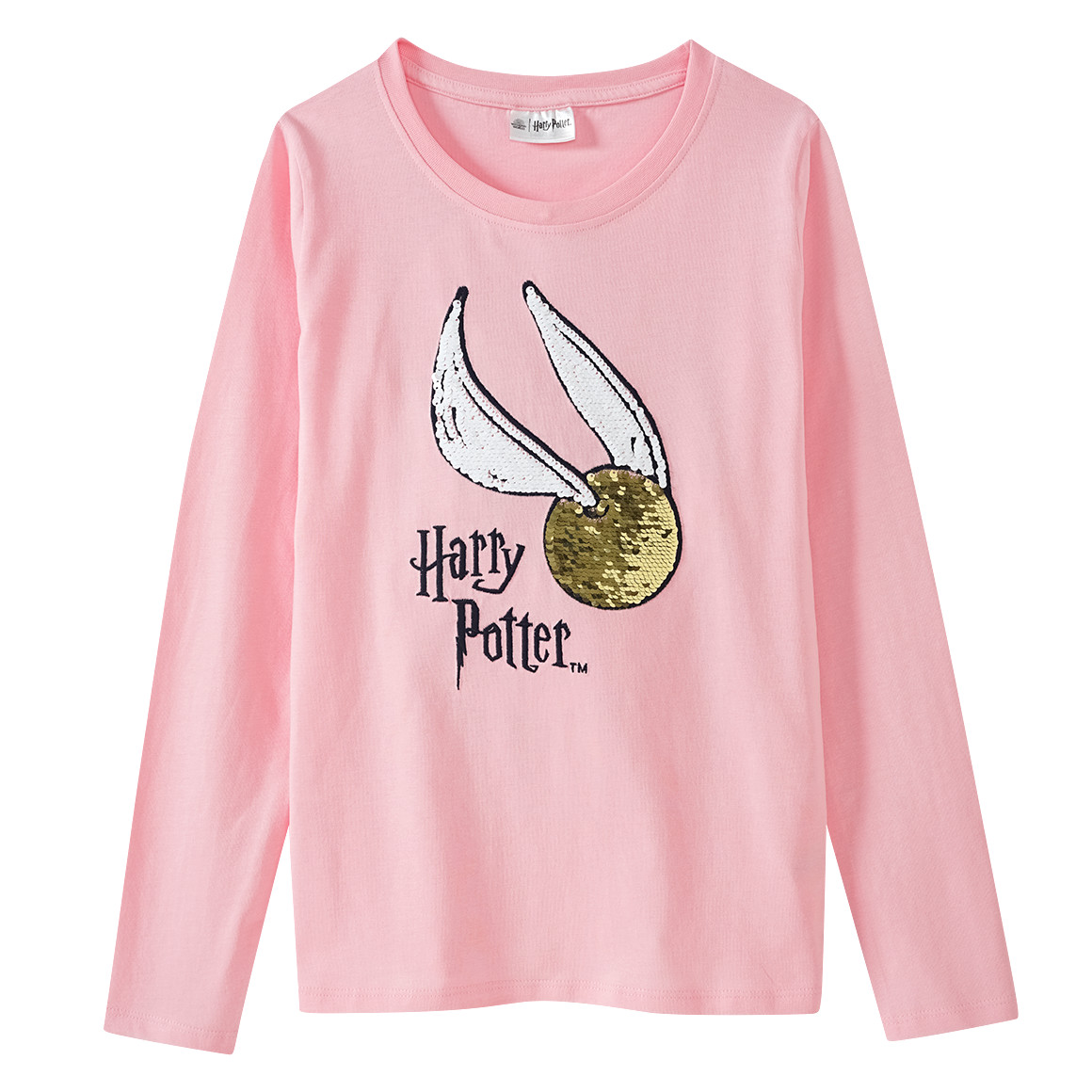 Harry Potter Langarmshirt mit Wendepailletten