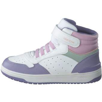 Geox J Washiba Girl Sneaker High in weiß