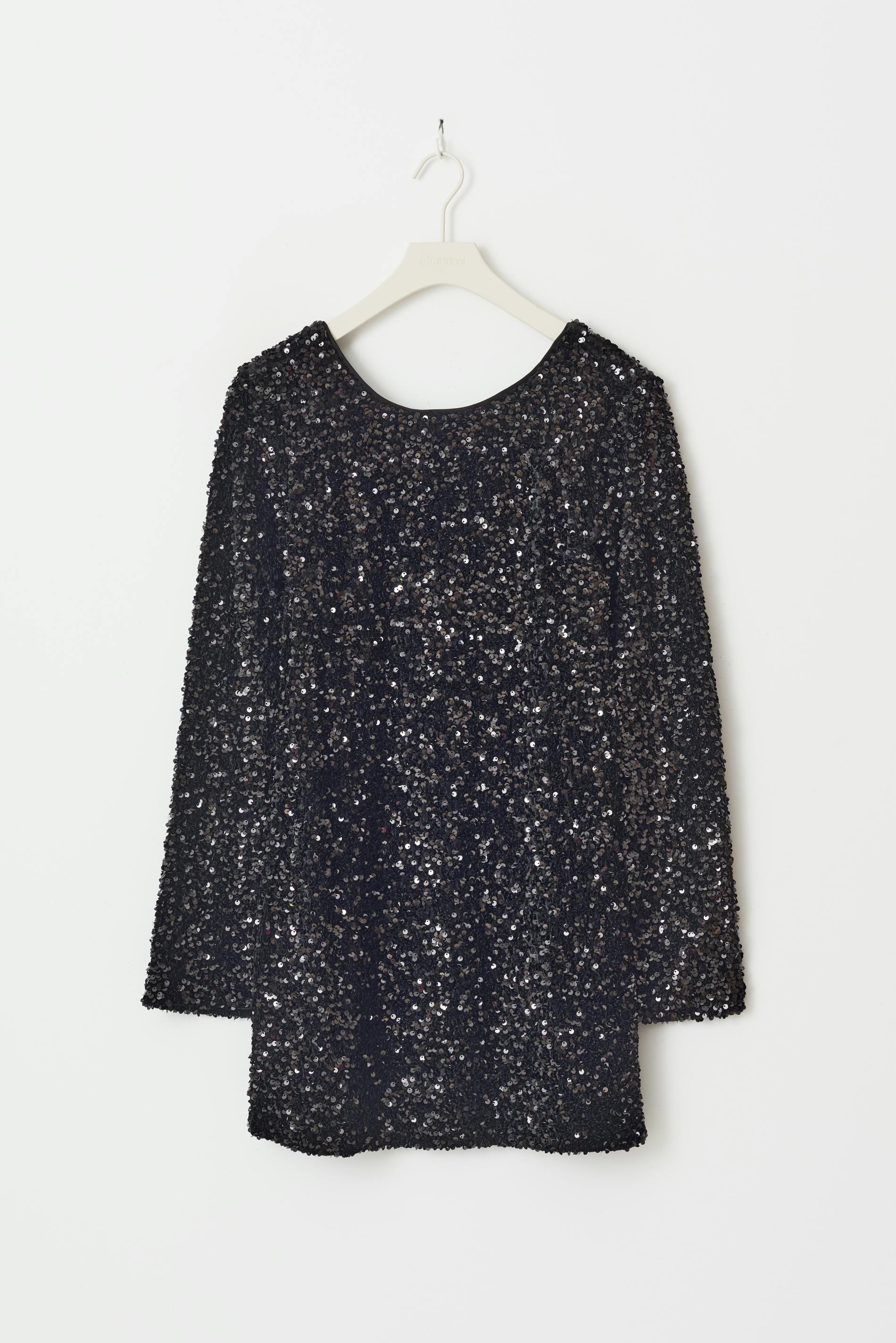 Loose sequin mini dress