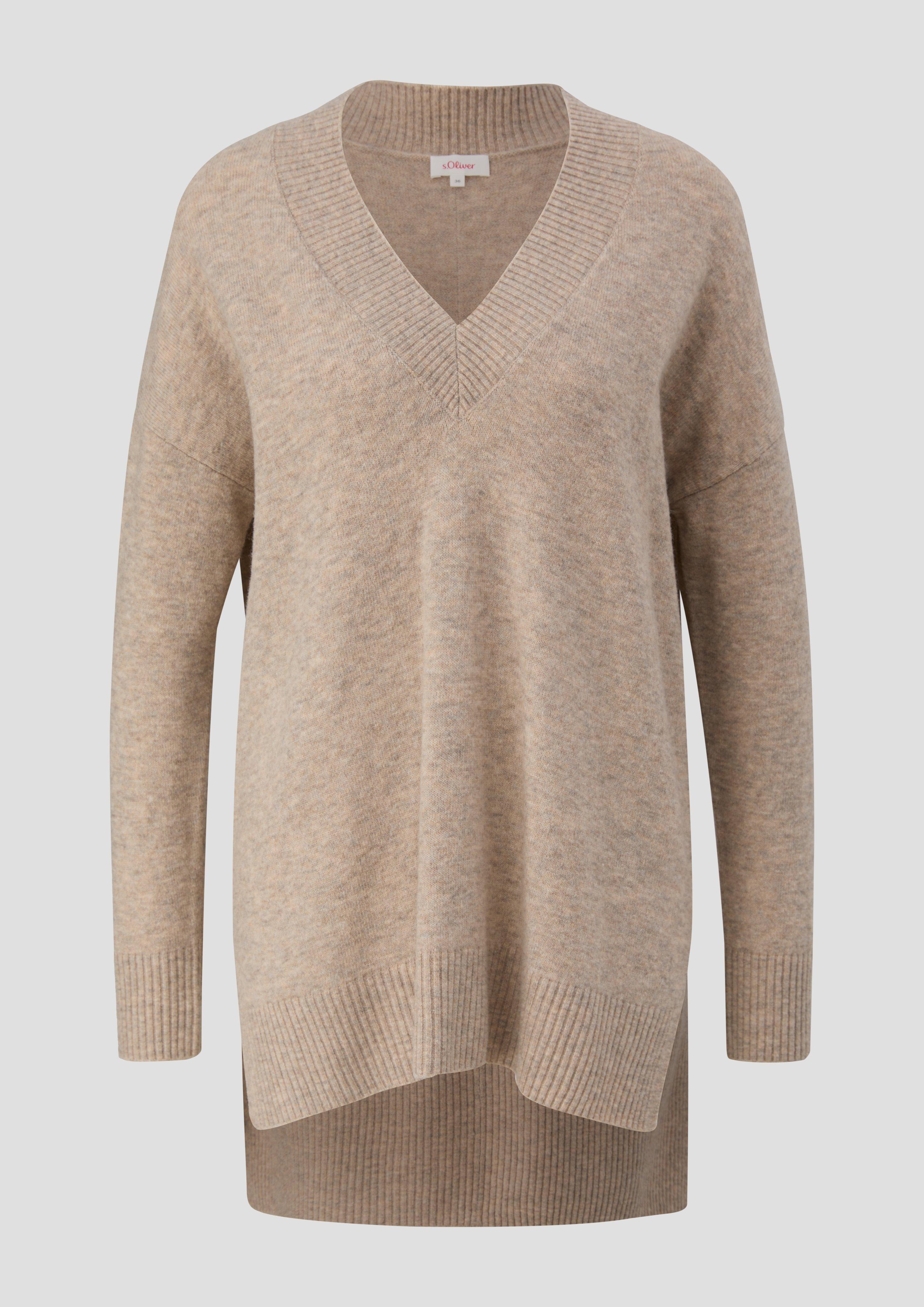 Strickpullover aus Wollmix  2136012-82W2