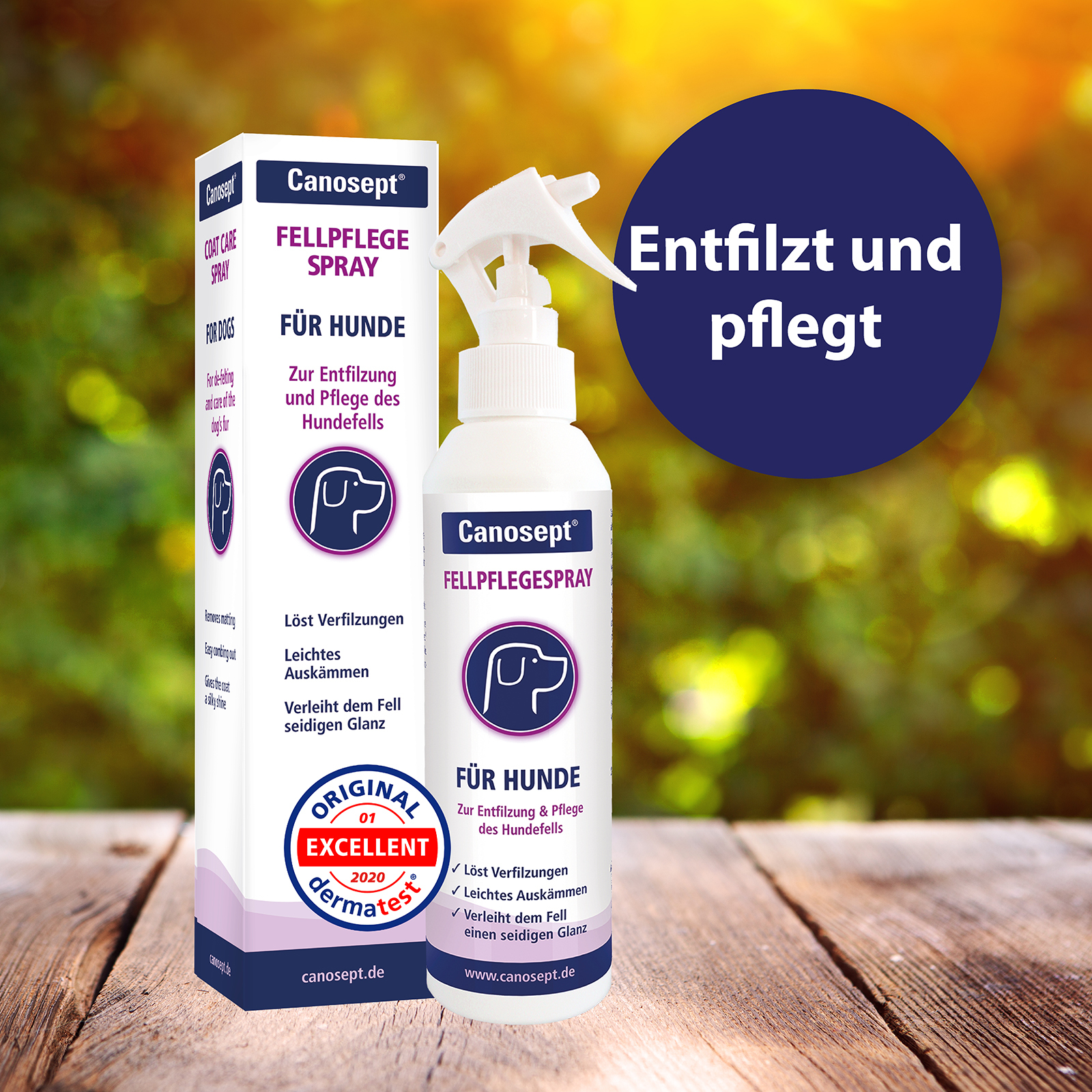 Canosept Fellpflege Canosept Fellpflegespray für Hunde 250 ml