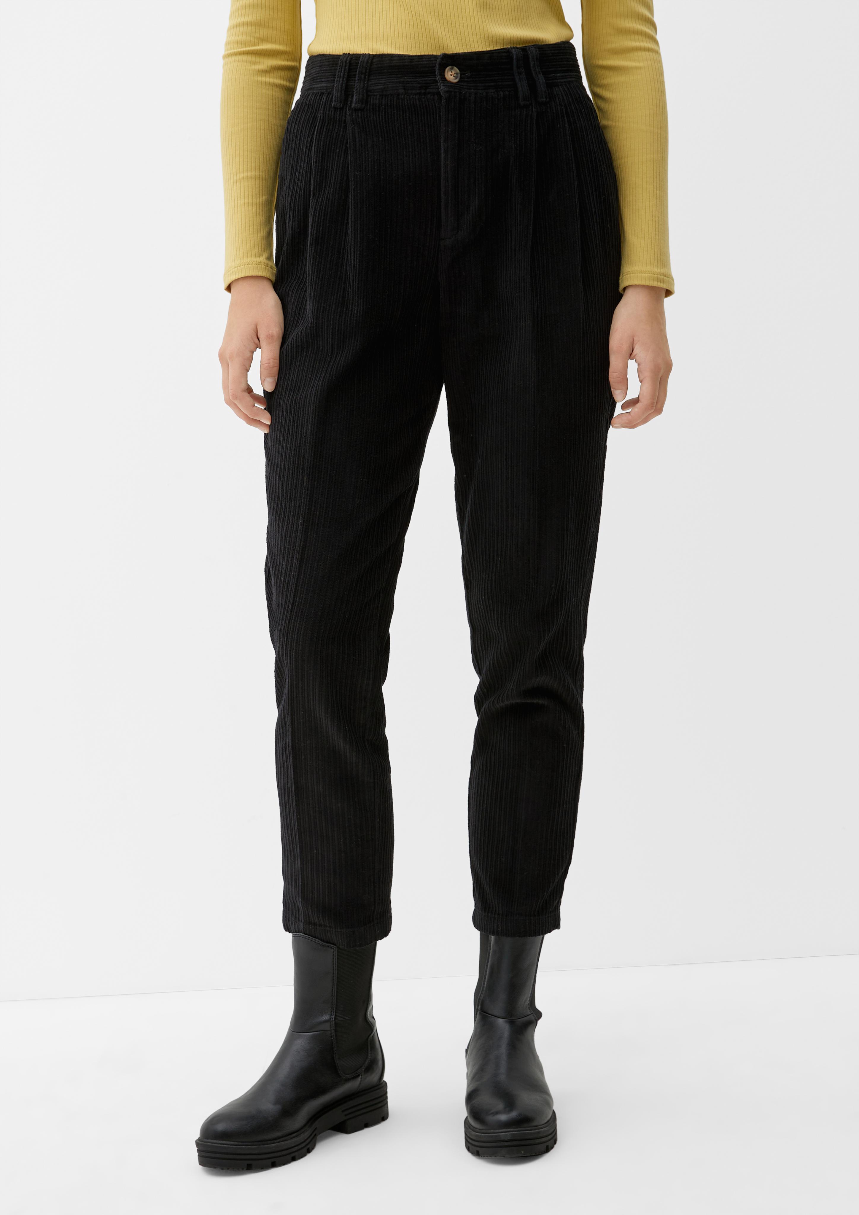 Cordhose mit High Waist  2121564-9999
