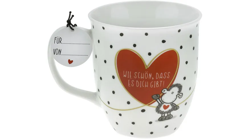 sheepworld Tasse »Wie schön, dass es Dich gibt!«