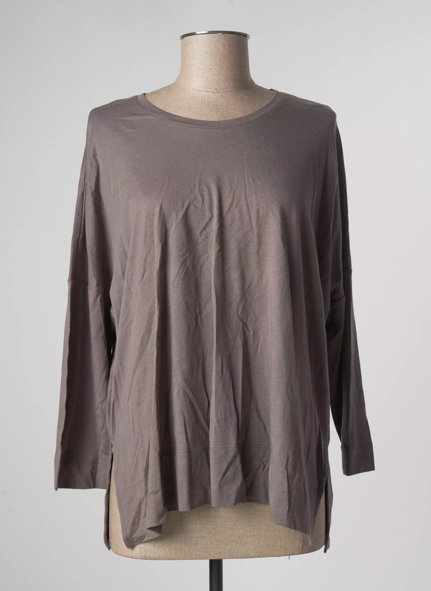 Muji Tshirts Femme couleur gris