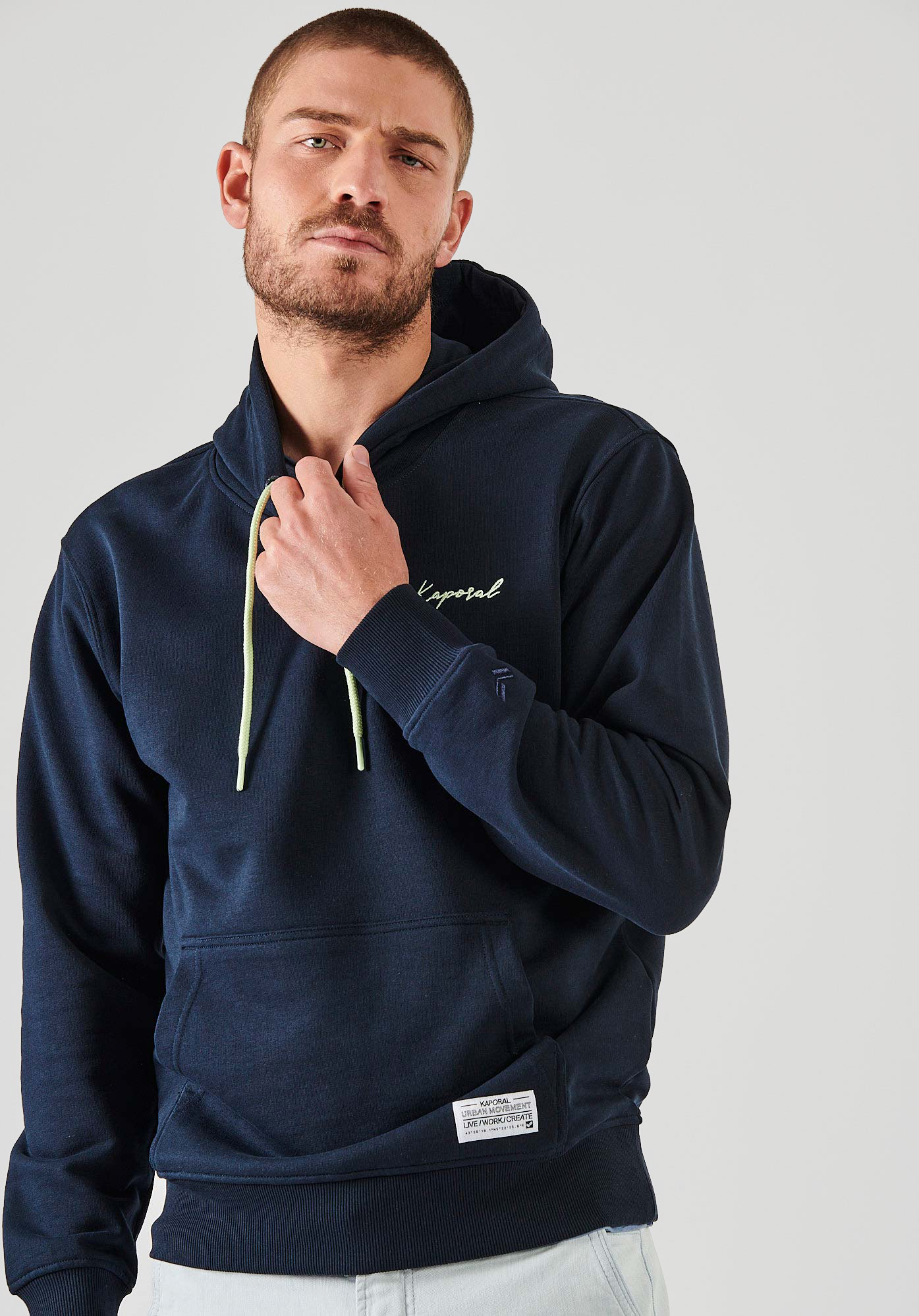 NOMAN  Sweat bleu homme 100% coton