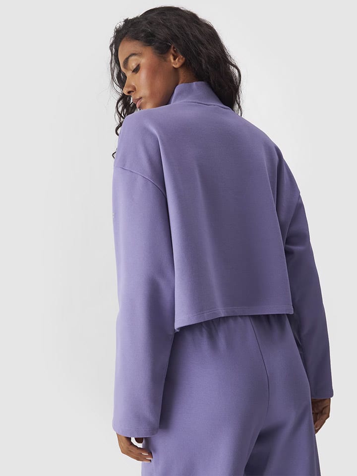 4F Sweatshirt in Lila günstig kaufen