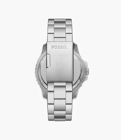 Fossil Uhr Fossil Blue GMT Edelstahl