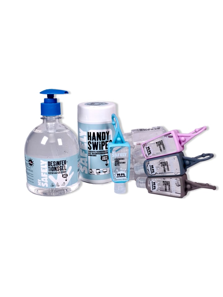 MySafely 6tlg. Family Hygiene Set   4 x Refill in Bunt- 1 x 500ml   8 x 30ml günstig kaufen onesize