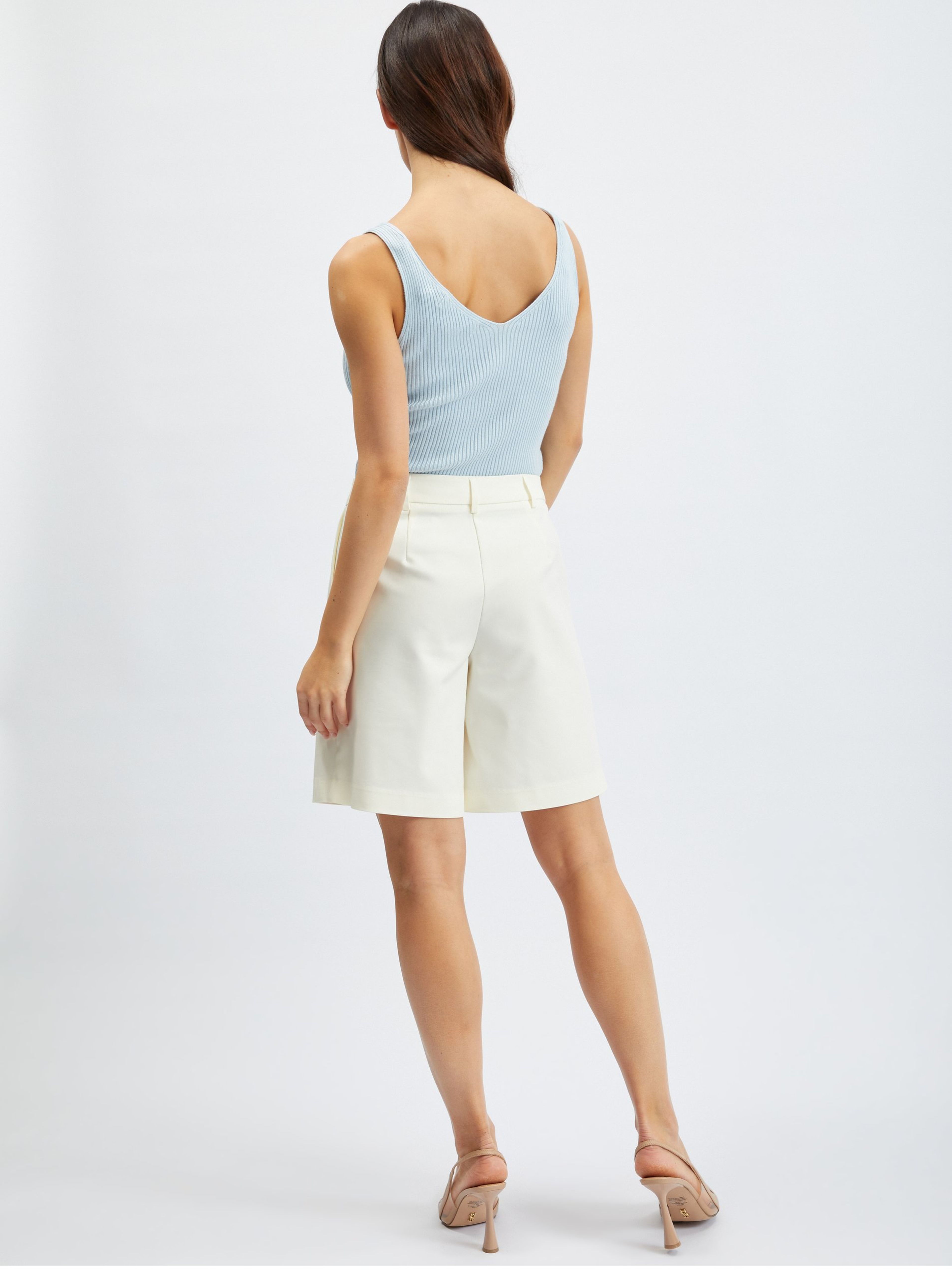 Weiße Damen-Shorts ORSAY