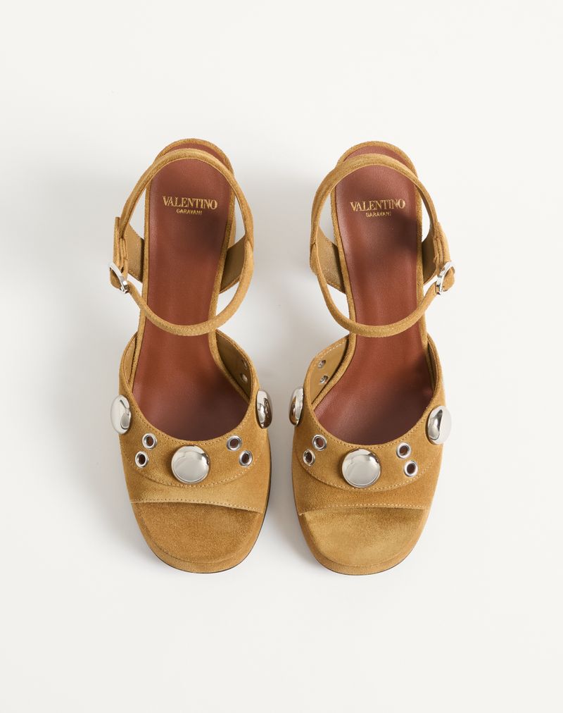 Nellcôte 90mm Split Leather Plateau Sandal