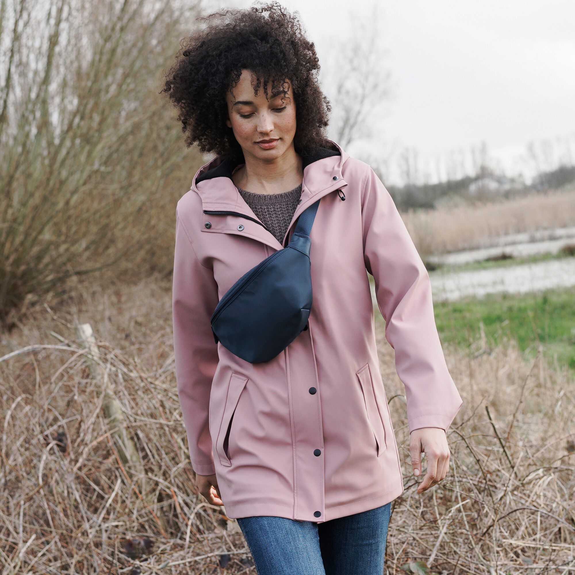 Sac banane imperméable en polyamide recyclé(**)