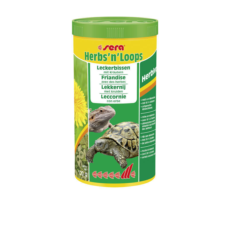 Sera Ergänzungsfutter Sera Herbs'n'Loops 1000ml