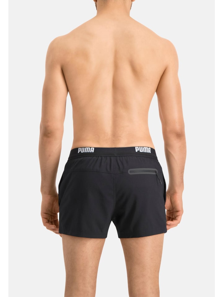 Puma Badehose PUMA SWIM MEN LOGO SHORT in Black günstig kaufen