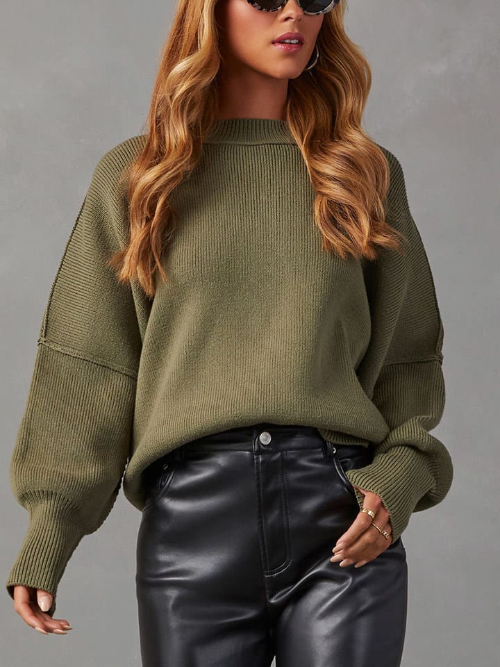 LA Angels Pullover in Oliv günstig kaufen