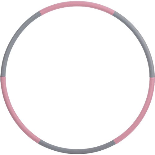GYMNASTIKKLEINGERÄT FITNESS-HOOP, GREY-ROSE, Ø 90CM