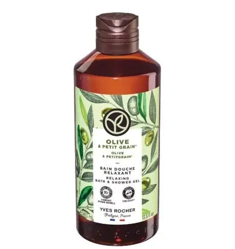 Αφρόλουτρο και τζελ μπάνιου Yves Rocher Olive & Petitgrain