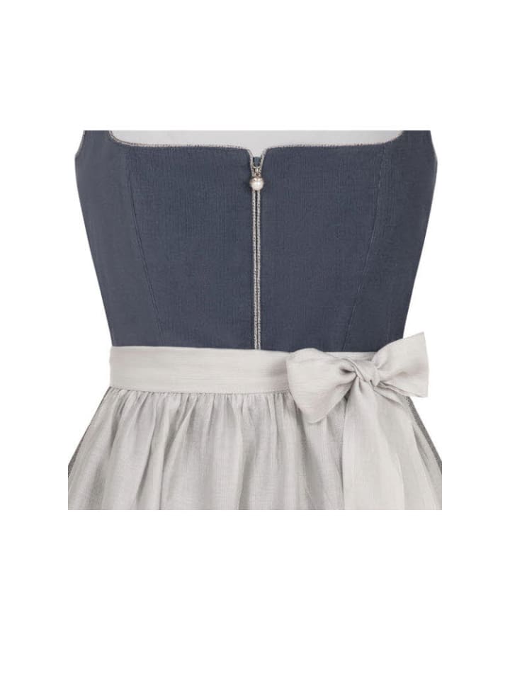 Nübler Midi Dirndl Katharina in Blau günstig kaufen