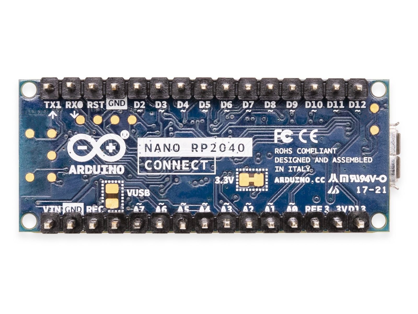 Arduino ARDUINO ® Board NANO RP2040 CONNECT without Mini-PC