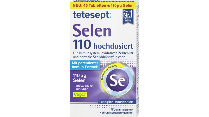 tetesept Selen 100 hochdosiert 40 Stück