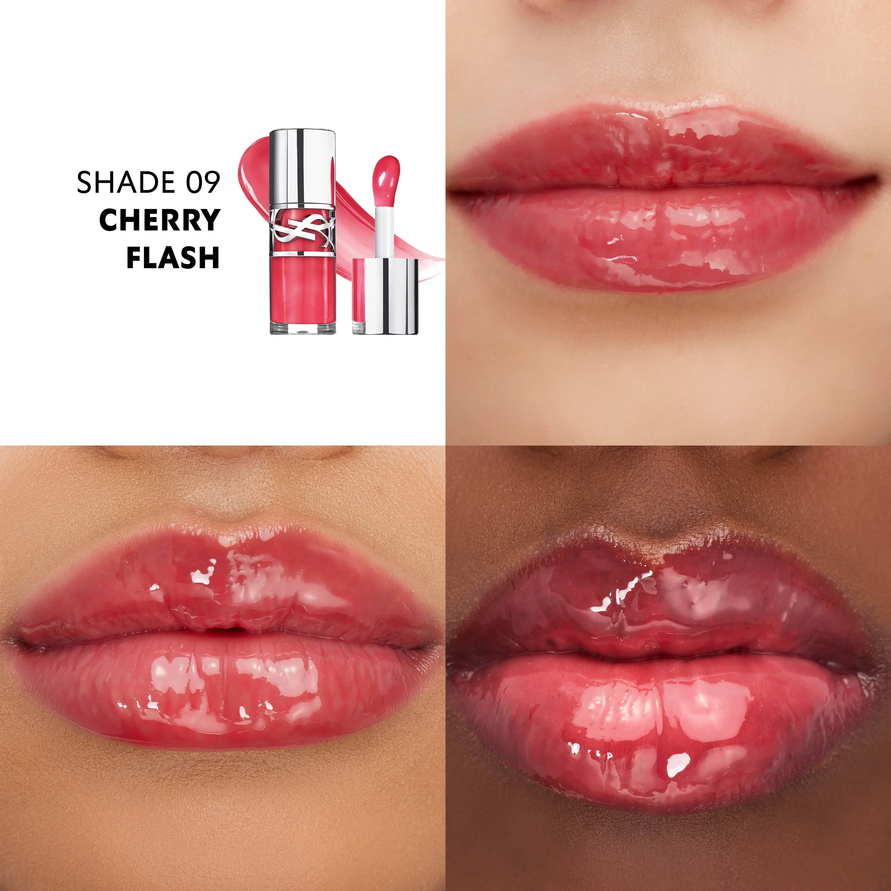 Luciu de buze YSL Loveshine Plumping Lip Oil Gloss - Luciu de buze cu efect de umplere - Luciu de buze
