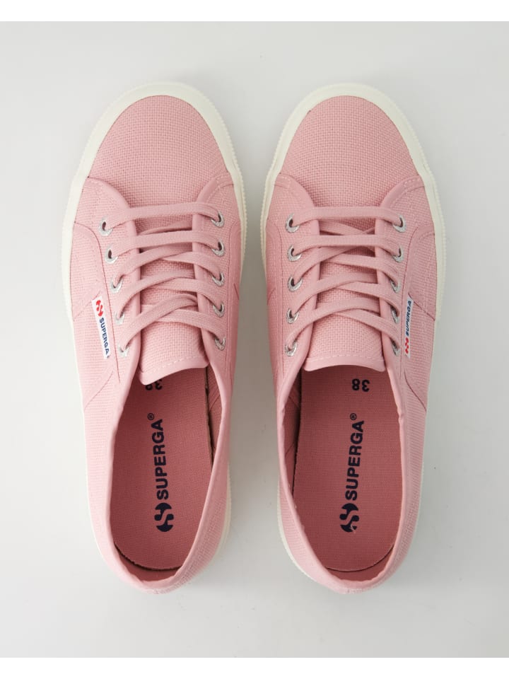 Superga Sportliche Schnürschuhe in Rosa günstig kaufen