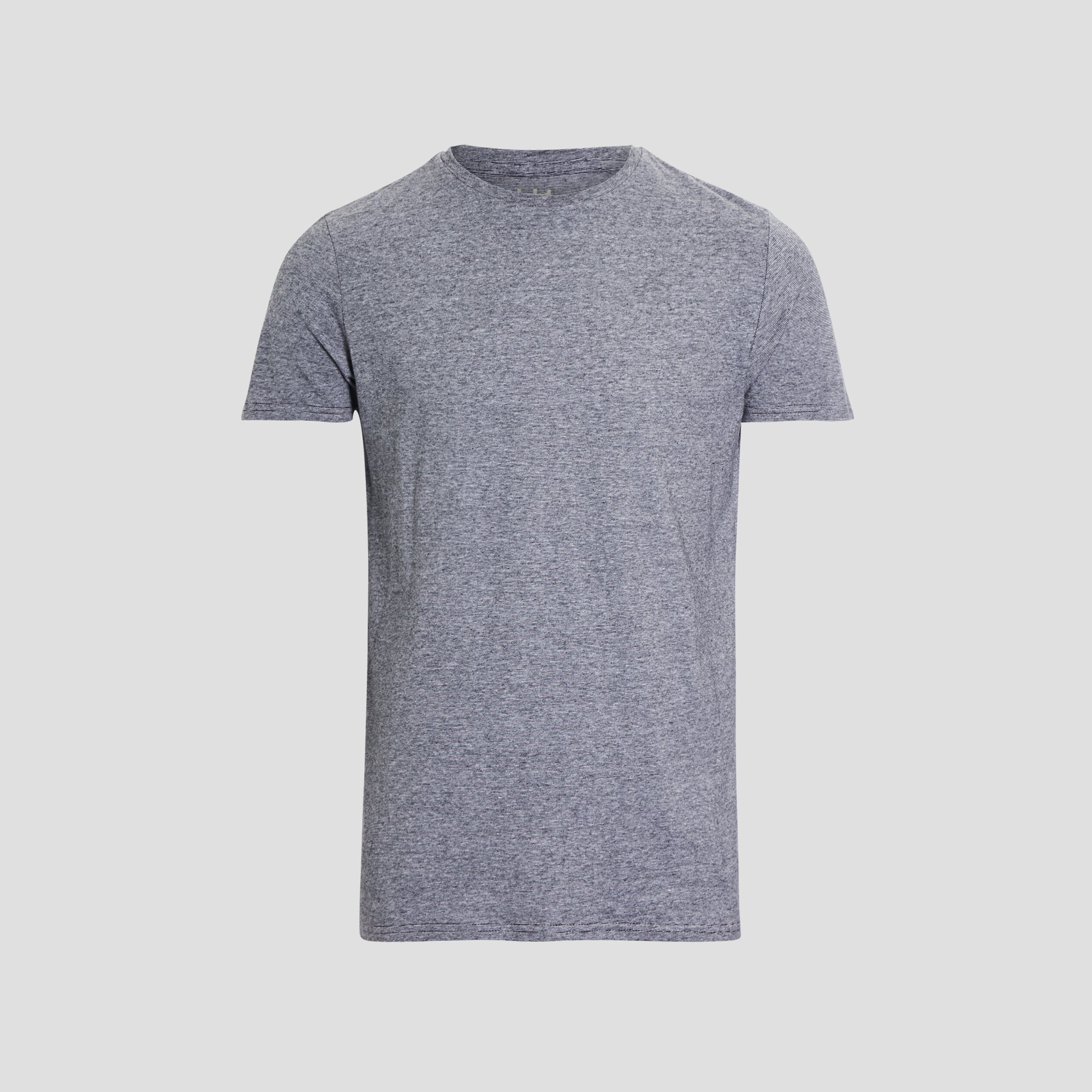T-shirt coton manches courtes gris foncé homme | La Halle
