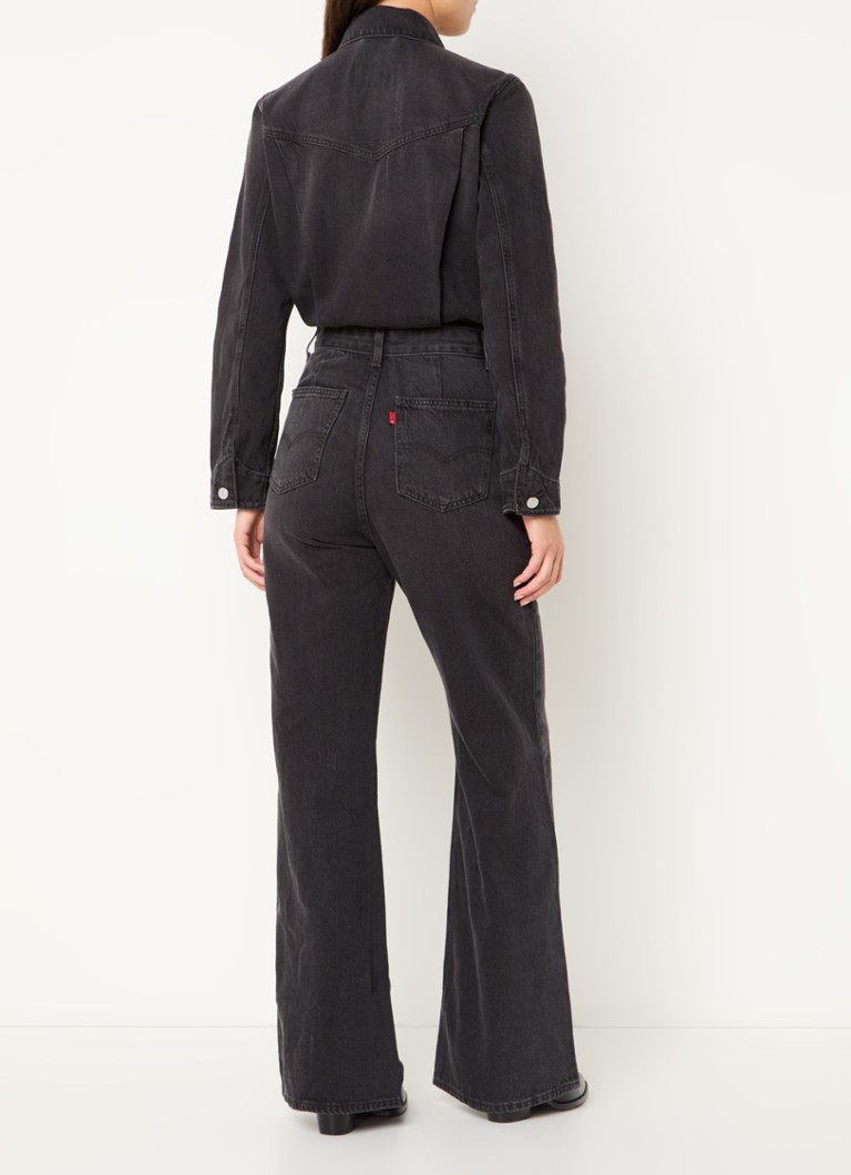 Levi's Western flared fit denim jumpsuit