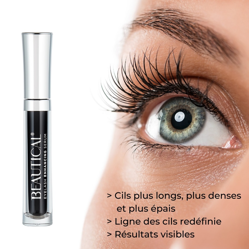 beautical Sérum Intensifiant pour les Cils Résultats visibles après 2 semaines