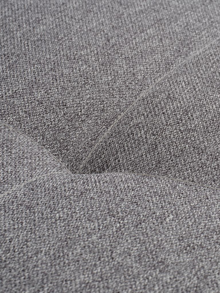 HOLSTED Sofa rozkładana HOLSTED tkanina szara/naturalna
