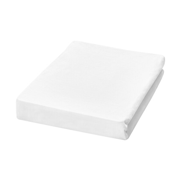 Supersoft Spannbetttuch für Topper, 180-200 x 200-220 cm, weiß