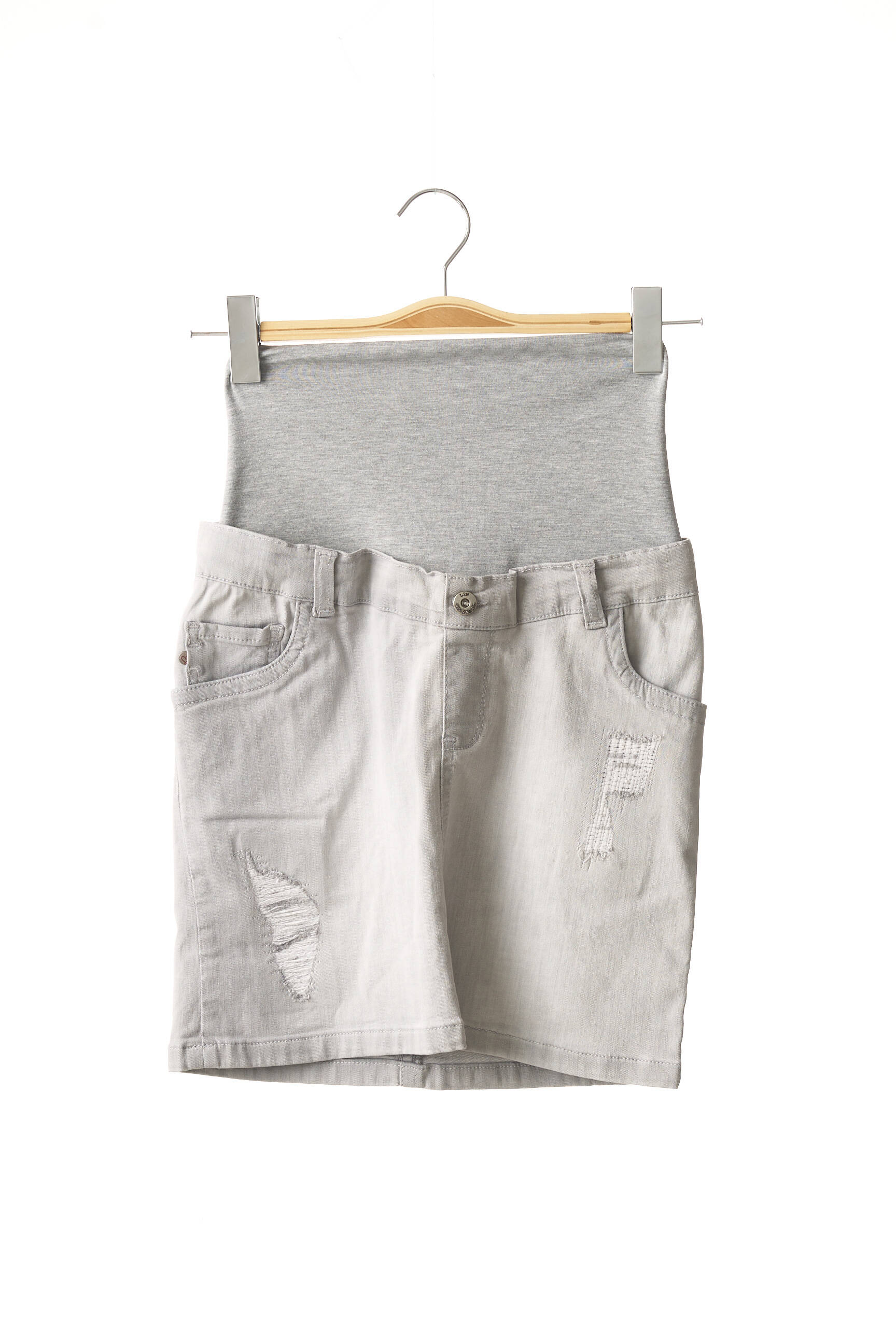 Love2wait Jupes Maternite Femme couleur gris