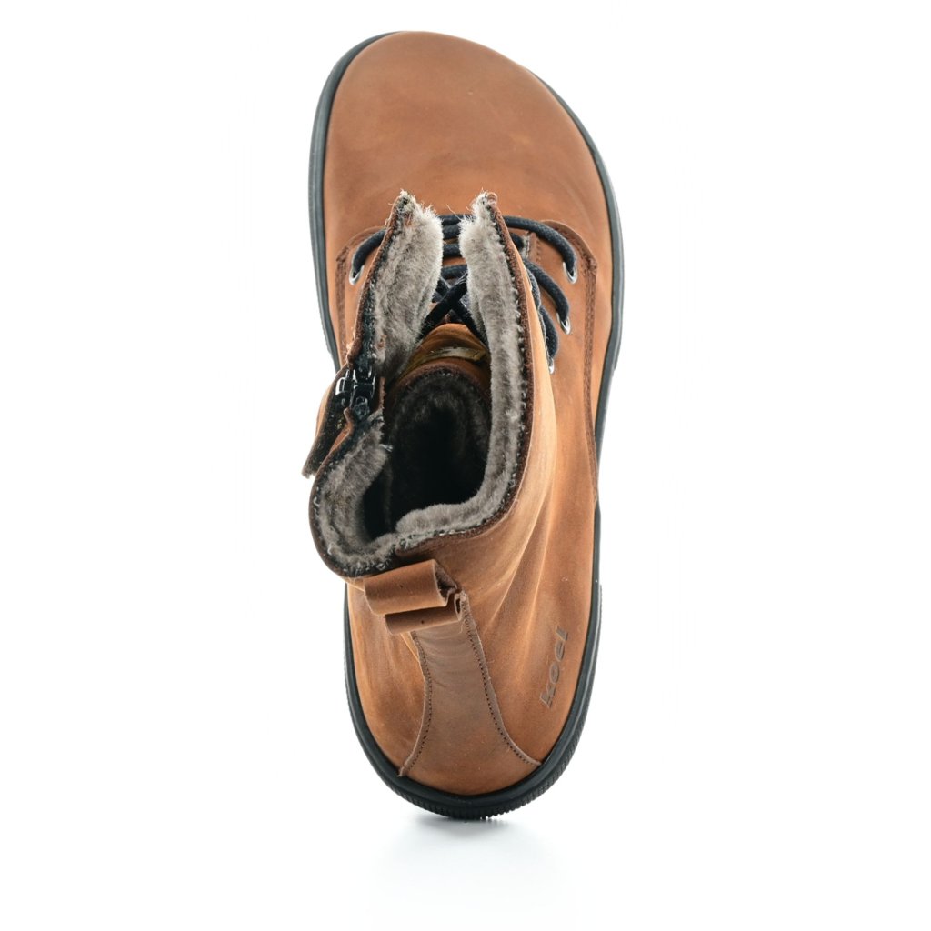 Koel Lady Faro Chocolate Lambswool Winter-Barfußschuhe