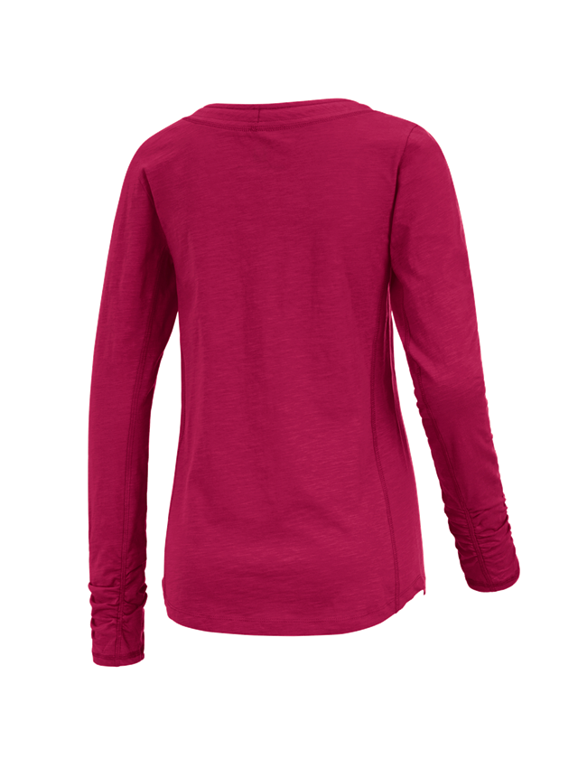 e.s. Longsleeve cotton slub, Damen