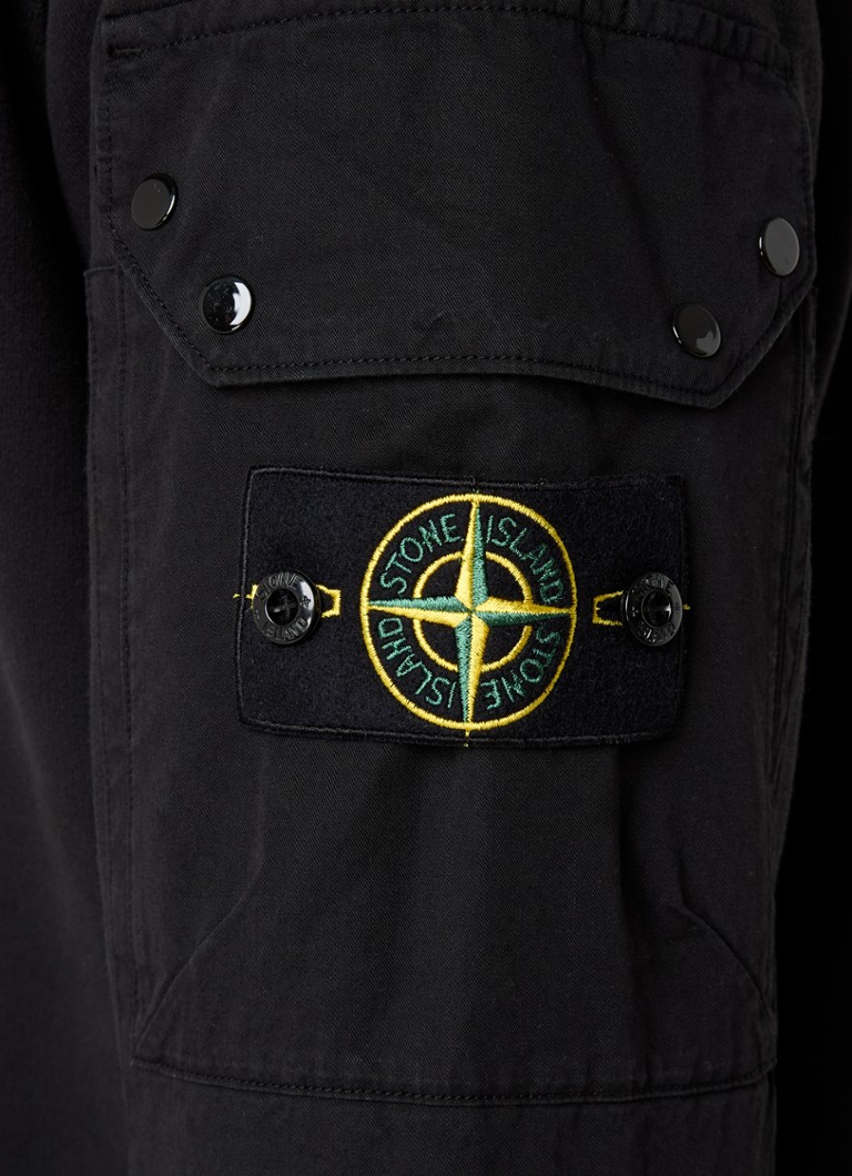 Πουλόβερ Stone Island 63920 με πέτο και λογότυπο